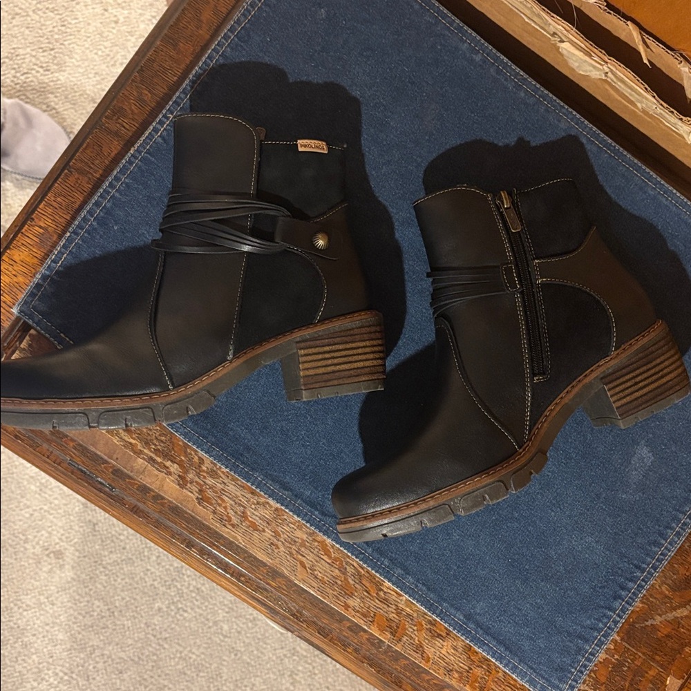 Pikolinos NWOT Women's San Sebastián Leather Booties Sz 38, 7.5-8 US - Picture 10 of 13